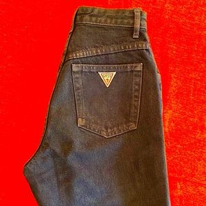 Fantastic Vintage side zipper, high waist Guess jean. Size 27